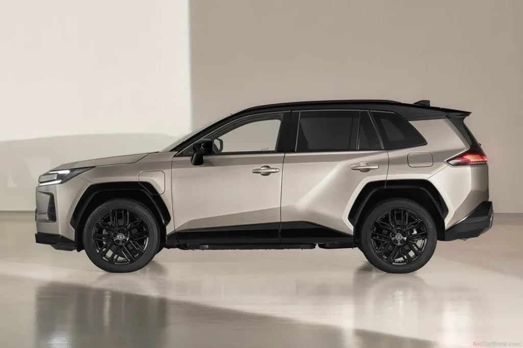 2026 Toyota RAV4 side profile view showing the latest SUV design