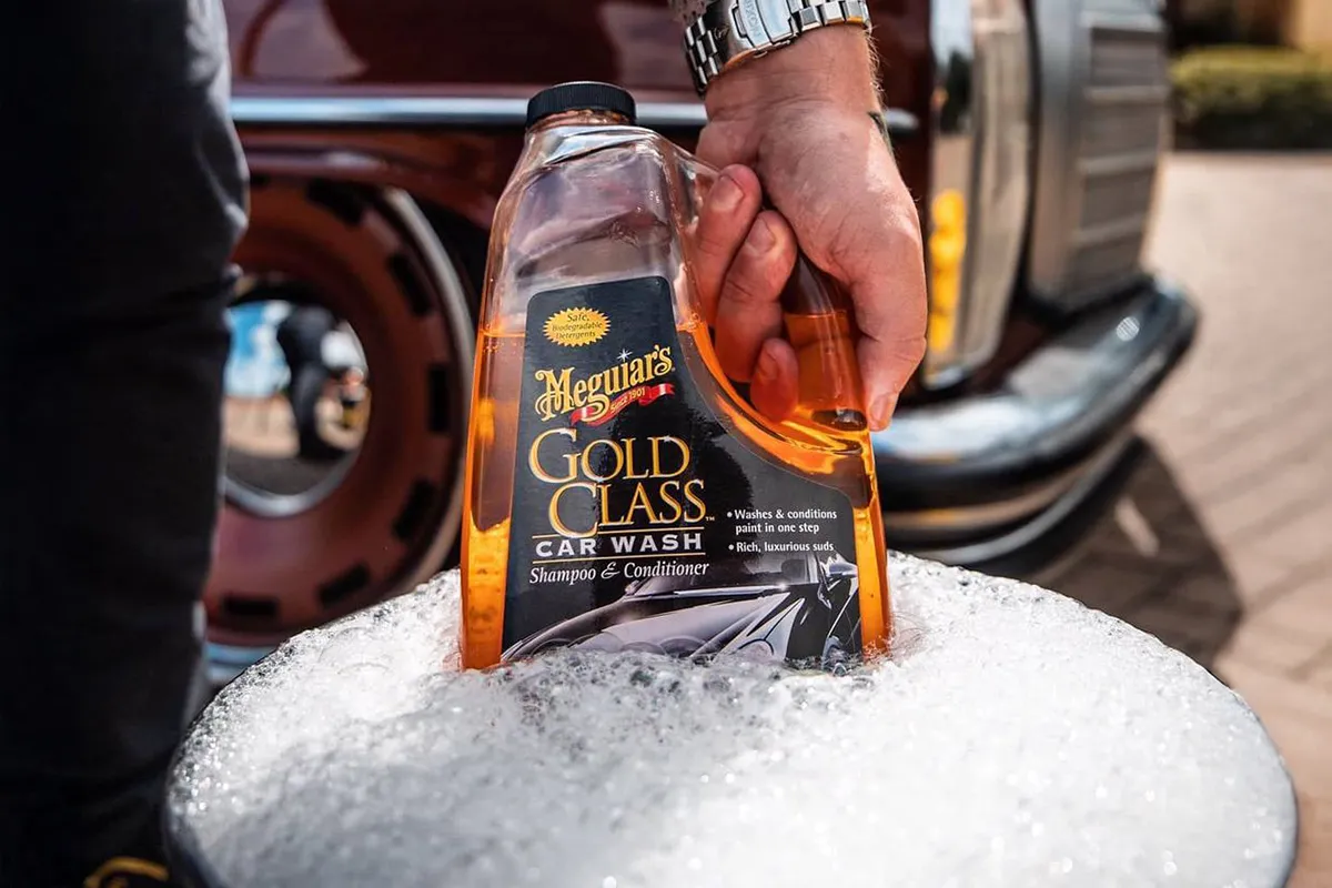 meguiars gold class car wash shampoo used in bucket wash